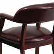 Flash Furniture Luxurious Conference Guest Chair in Burgundy