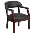 Flash Furniture Luxurious Conference Guest Chair in Black