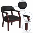 Flash Furniture Luxurious Conference Guest Chair in Black