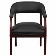 Flash Furniture Luxurious Conference Guest Chair in Black
