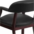Flash Furniture Luxurious Conference Guest Chair in Black