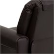 Flash Furniture Leathersoft Recliner with Cup Holder and Headrest in Brown