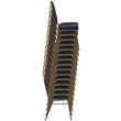 Flash Furniture Hercules Dome Back Banquet Stacking Chair in Burgundy