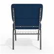 Flash Furniture Hercules Church Stacking Guest Chair in Navy Blue
