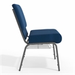 Flash Furniture Hercules Church Stacking Guest Chair in Navy Blue