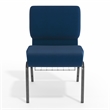 Flash Furniture Hercules Church Stacking Guest Chair in Navy Blue