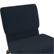 Flash Furniture Hercules Patterned Church Stacking Guest Chair in Blue