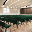 Flash Furniture Hercules Church Stacking Guest Chair in Hunter Green