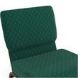 Flash Furniture Hercules Church Stacking Guest Chair in Hunter Green