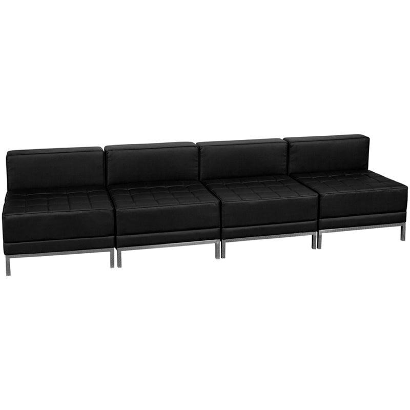 Flash Furniture Hercules Imagination Lounge Set in Black