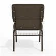 Flash Furniture Hercules Church Stacking Guest Chair in Brown