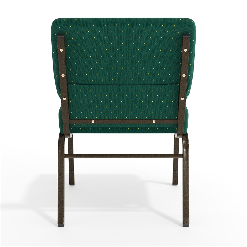 Flash Furniture Hercules Church Stacking Guest Chair in Green