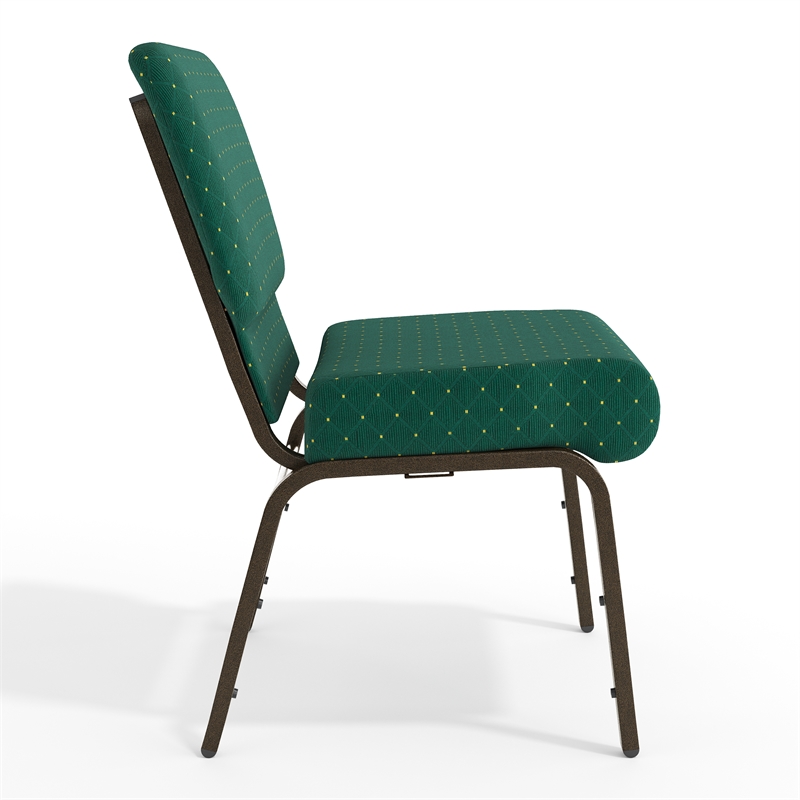 Flash Furniture Hercules Church Stacking Guest Chair in Green