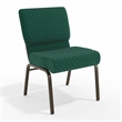 Flash Furniture Hercules Church Stacking Guest Chair in Green