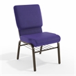 Flash Furniture Hercules Church Stacking Guest Chair in Purple