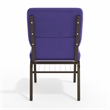 Flash Furniture Hercules Church Stacking Guest Chair in Purple