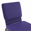 Flash Furniture Hercules Church Stacking Guest Chair in Purple
