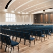 Flash Furniture Hercules Church Stacking Guest Chair in Navy Blue