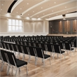 Flash Furniture Hercules Church Stacking Guest Chair in Black