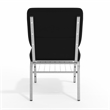 Flash Furniture Hercules Church Stacking Guest Chair in Black