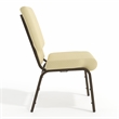 Flash Furniture Hercules Stacking Church Stacking Chair in Beige