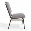 Flash Furniture Hercules Church Stacking Guest Chair in Gray