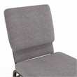 Flash Furniture Hercules Church Stacking Guest Chair in Gray