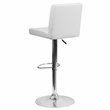 Flash Furniture Contemporary Bar Stool in White