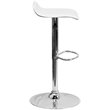 Flash Furniture Backless Bar Stool in White