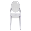 Flash Furniture Ghost Side Chair In Clear
