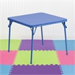 Flash Furniture Kids Folding Table in Blue