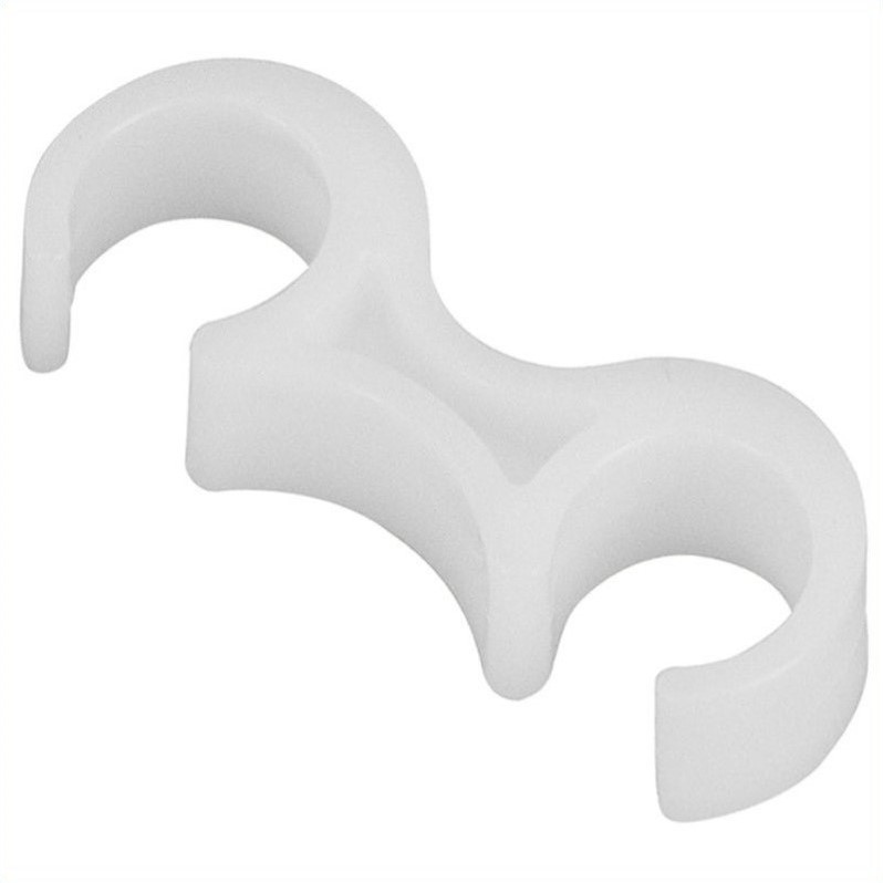 Flash Furniture Plastic Ganging Clips in White