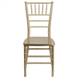 Flash Furniture Gold Resin Stacking Chiavari Dining Chair