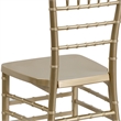 Flash Furniture Gold Resin Stacking Chiavari Dining Chair