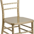 Flash Furniture Gold Resin Stacking Chiavari Dining Chair