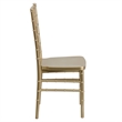 Flash Furniture Gold Resin Stacking Chiavari Dining Chair