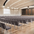 Flash Furniture Hercules Series Stacking Church Stacking Chair in Gray