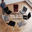 Flash Furniture Hercules Series Stacking Church Stacking Chair in Gray