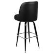 Flash Furniture Metal Barstool With Swivel Bucket Seat In Black