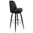 Flash Furniture Metal Barstool With Swivel Bucket Seat In Black