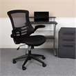 Flash Furniture Mid-Back Mesh Office Chair in Black