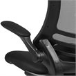 Flash Furniture Mid-Back Mesh Office Chair in Black