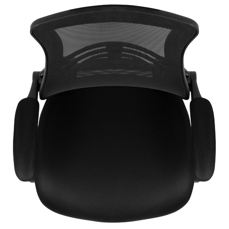 Flash Furniture Mid-Back Mesh Office Chair in Black