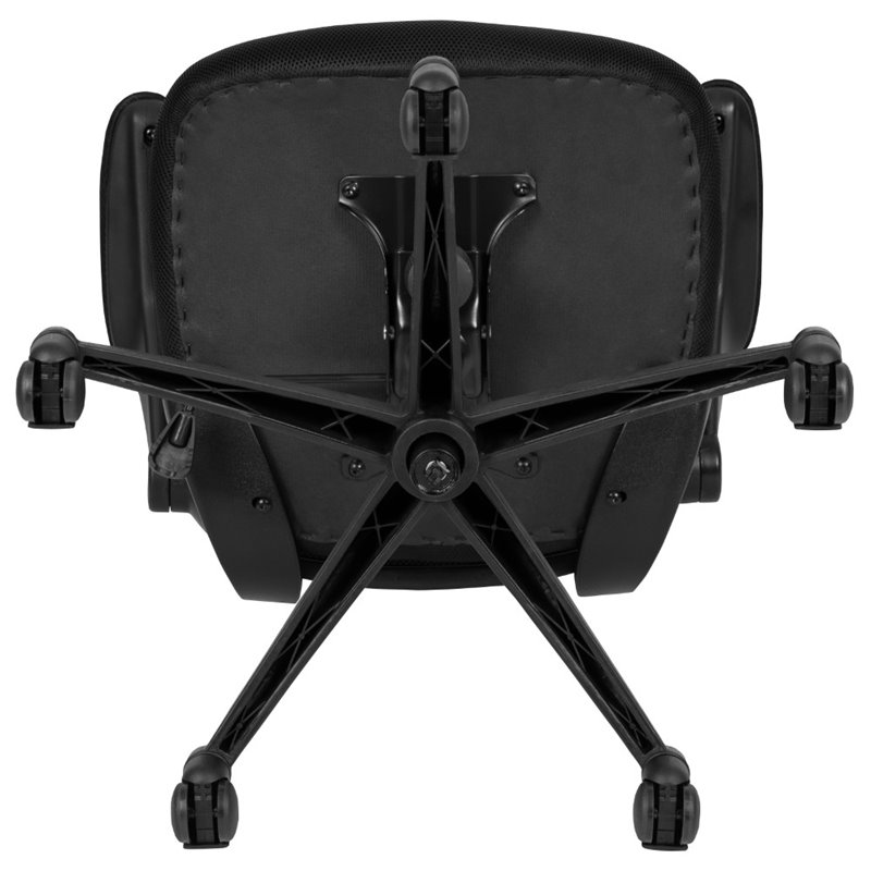 Flash Furniture Mid-Back Mesh Office Chair in Black