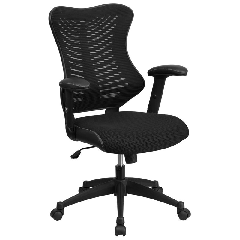 Flash Furniture High Back Mesh Office Chair in Black