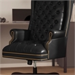 Flash Furniture Traditional Upholstered Executive Office Chair in Brown