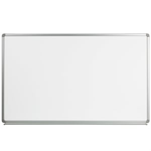 Flash Furniture 3' x 5' Galvanized Aluminum Steel Magnetic Marker Board in White