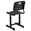 Flash Furniture Student Office Chair in Black