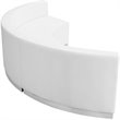 Flash Furniture Hercules Alon 3 Piece Reception Seating in White