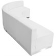 Flash Furniture Hercules Alon 3 Piece Reception Seating in White
